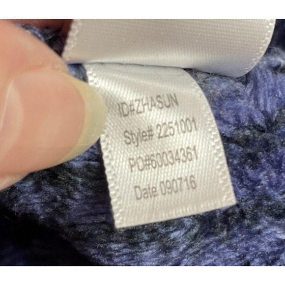 Tommy Bahama Plush Robe Mens L/XL Blue Plaid Fleece Belted Embroidered Logo Long - Picture 7 of 10